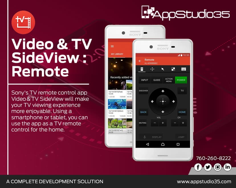 Video & TV Sideview: Remote